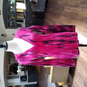 Balance Collection Tie-Die Tunic Top